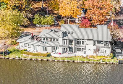 Stunning waterfront home on Kalamazoo Lake